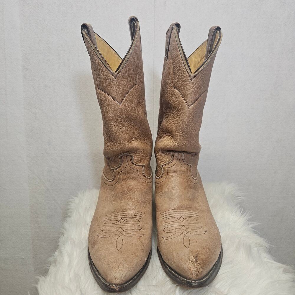 Men's Justin Cowman 13" Shrunken Shoulder Boot Style #1322 Size 10.5 D